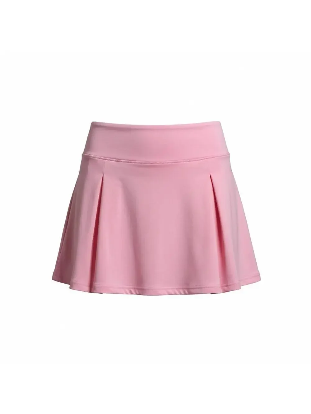 WE FIT Pleated Tennis Skort Womens XS Pink EUC Athletic Golf Skirt Zipper Pocket